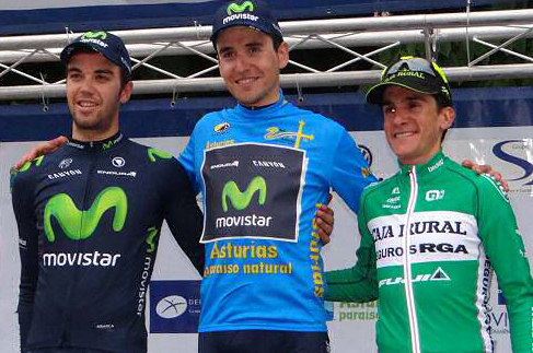 2015 Vuelta Asturias final podium